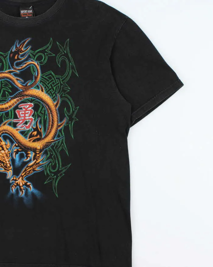 Vintage Y2K 00s Japanese Dragon Fire Of The Sages Crewneck T-Shirt - XL sold by Rokit product image thumbnail 3