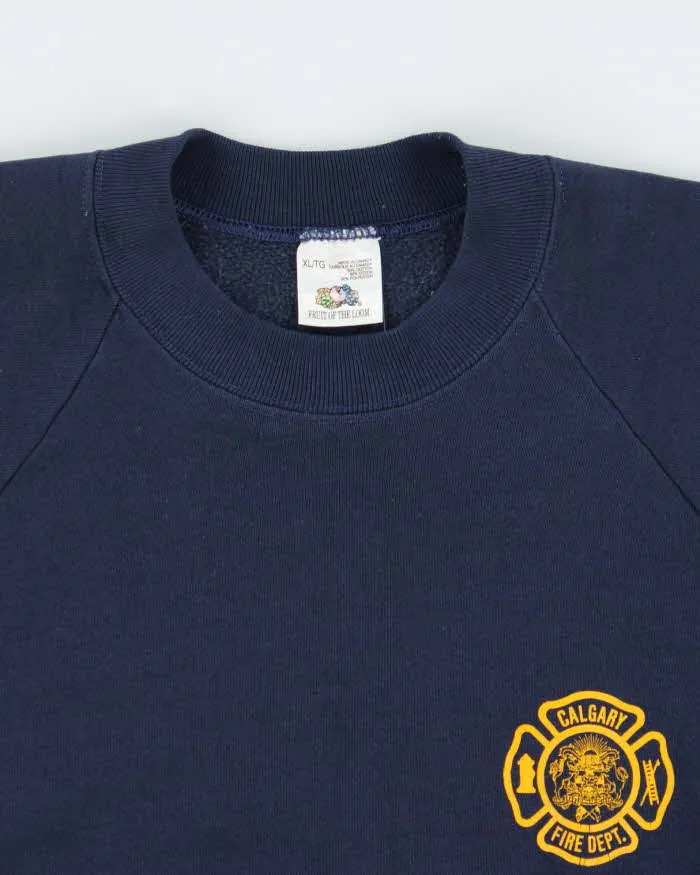 Vintage 1990s Calgary Fire Dept. Rescue Crewneck Sweatshirt - XL sold by Rokit product image thumbnail 5