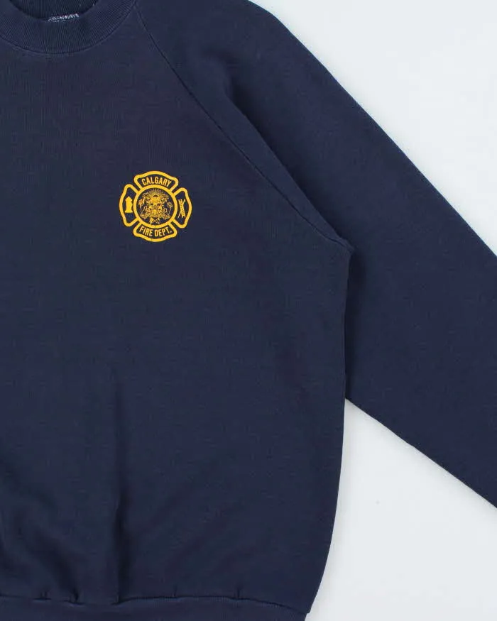 Vintage 1990s Calgary Fire Dept. Rescue Crewneck Sweatshirt - XL sold by Rokit product image thumbnail 3