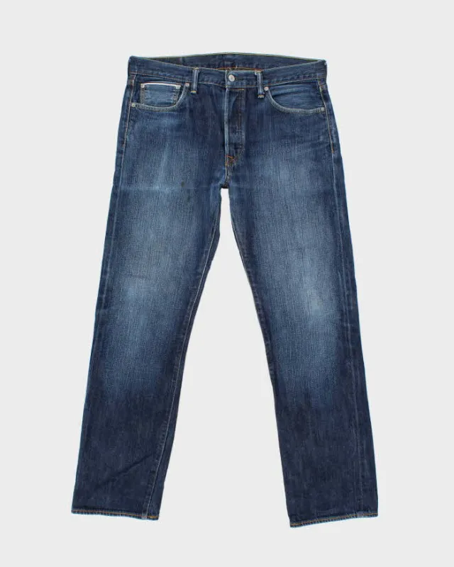 Vintage Levi's 501 Red Batwing Straight Leg Selvedge Denim Jeans - W36 L32 made by Levi's