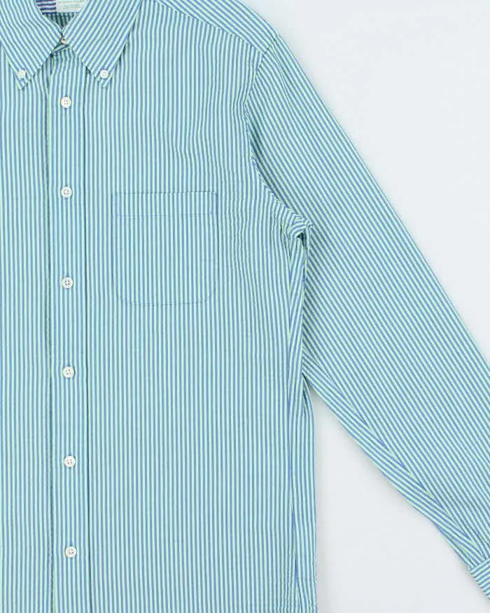 Vintage Brooks Brothers Striped Textured 'Milano' Long Sleeve Shirt - M sold by Rokit product image thumbnail 3
