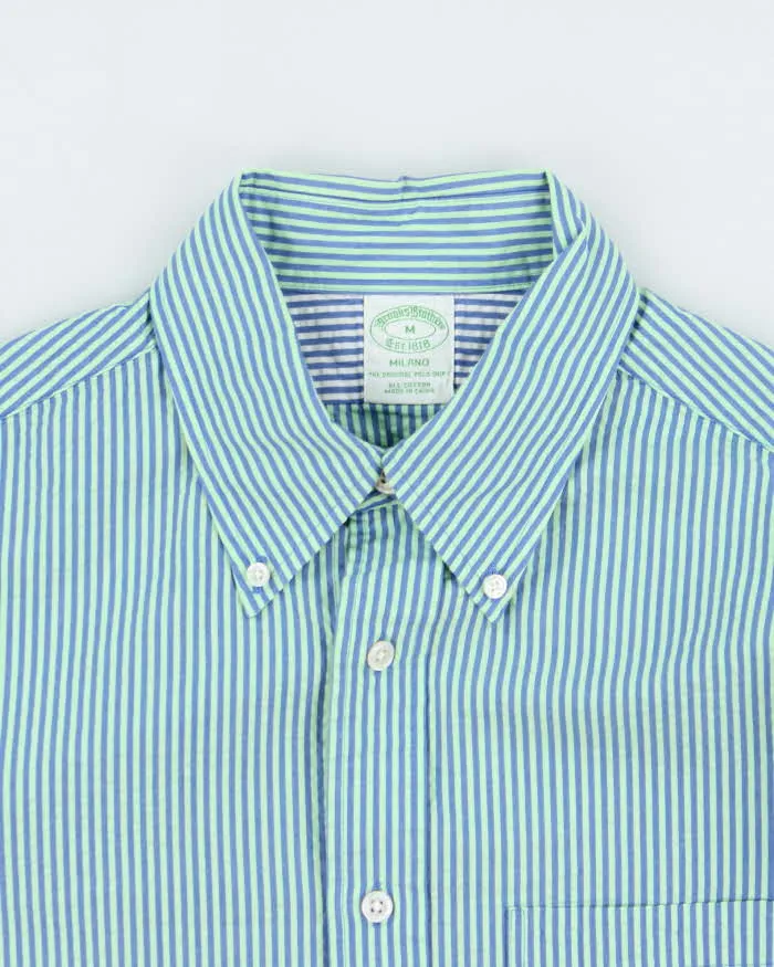 Vintage Brooks Brothers Striped Textured 'Milano' Long Sleeve Shirt - M sold by Rokit product image thumbnail 5