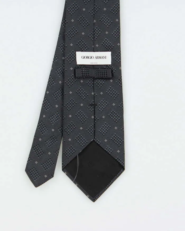Vintage Giorgio Armani Patterned Silk Tie sold by Rokit product image thumbnail 3