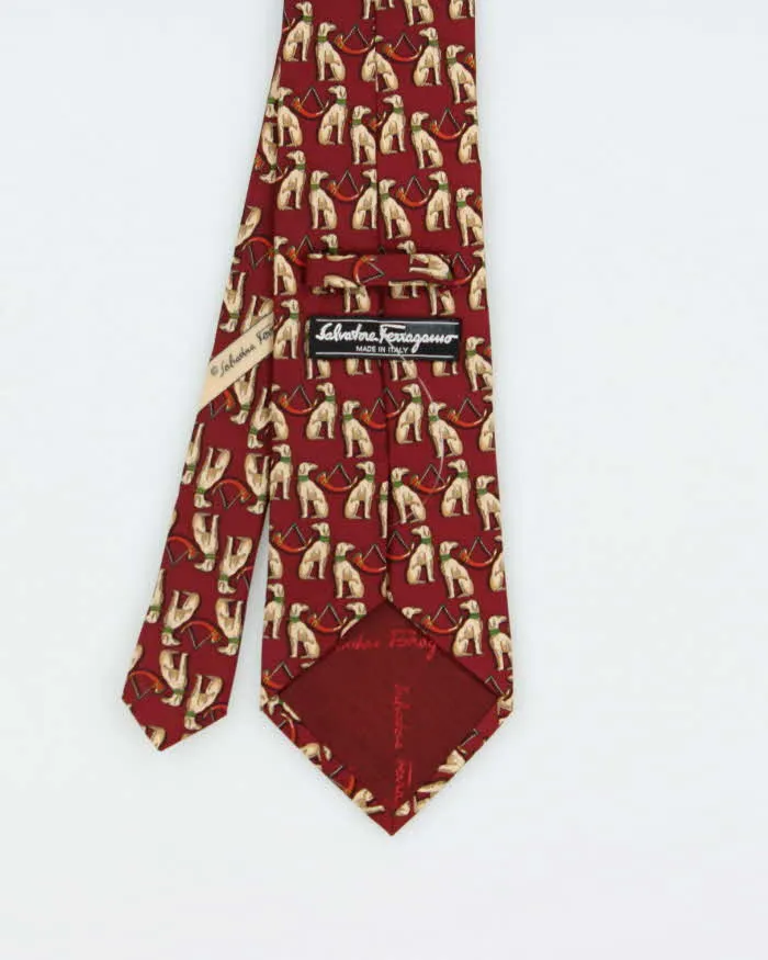 Vintage Salvatore Ferragamo Pattern Silk Tie sold by Rokit product image thumbnail 3