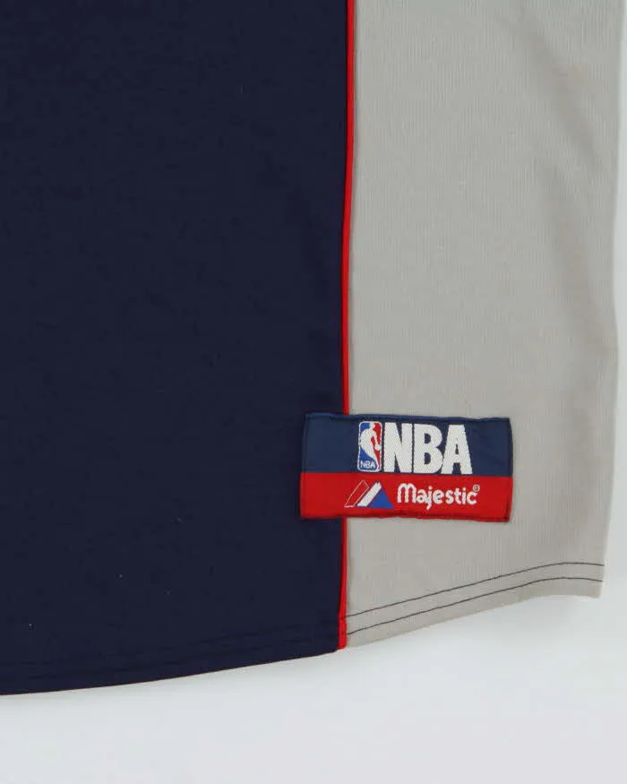 Vintage 2002 Majestic Made In USA New Jersey Jets Jason Kidd NBA Eastern Conference Warm Up Basketball Jersey - XL sold by Rokit product image thumbnail 5