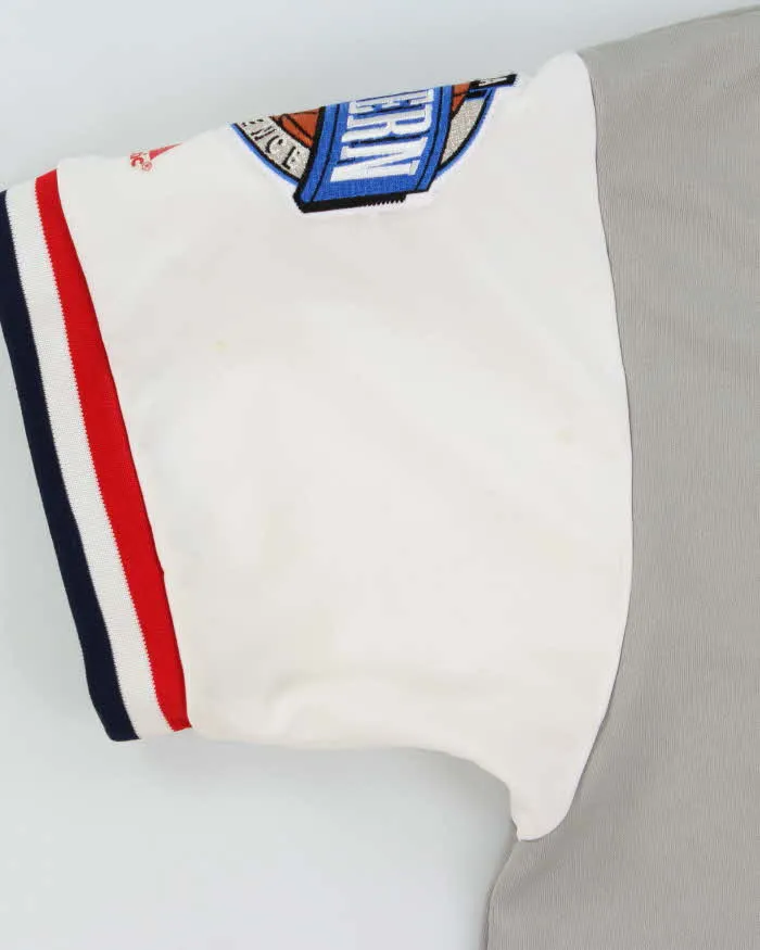 Vintage 2002 Majestic Made In USA New Jersey Jets Jason Kidd NBA Eastern Conference Warm Up Basketball Jersey - XL sold by Rokit product image thumbnail 4