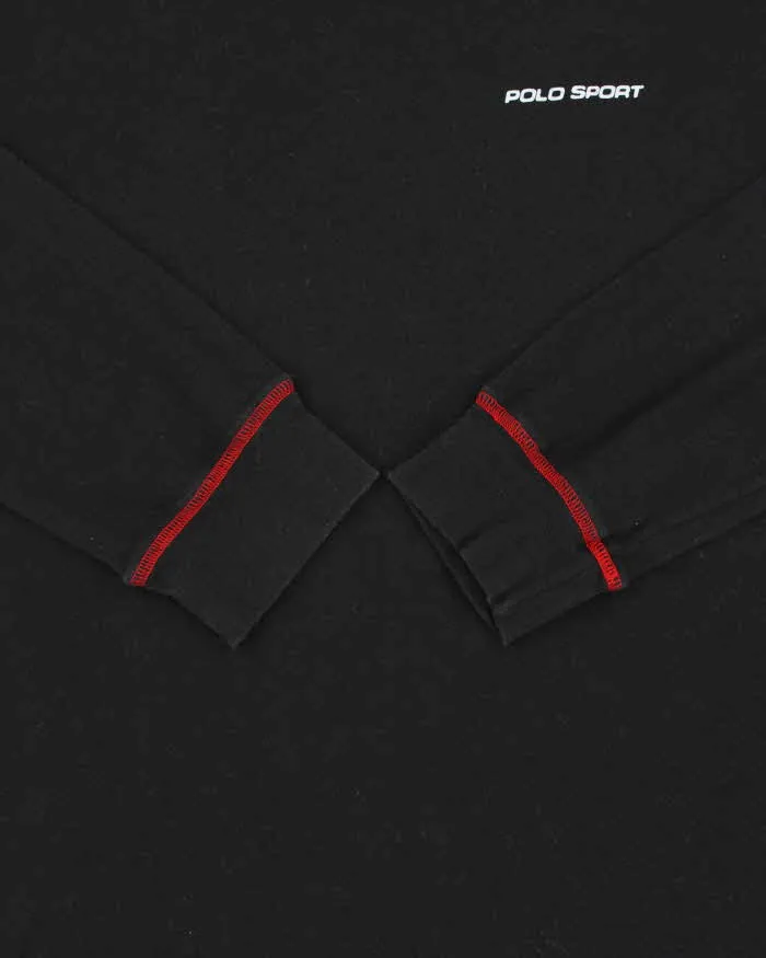 Vintage Y2K 00s Polo Sport Ralph Lauren Contrast Stitch Crewneck Long Sleeve T-Shirt - XL sold by Rokit product image thumbnail 4