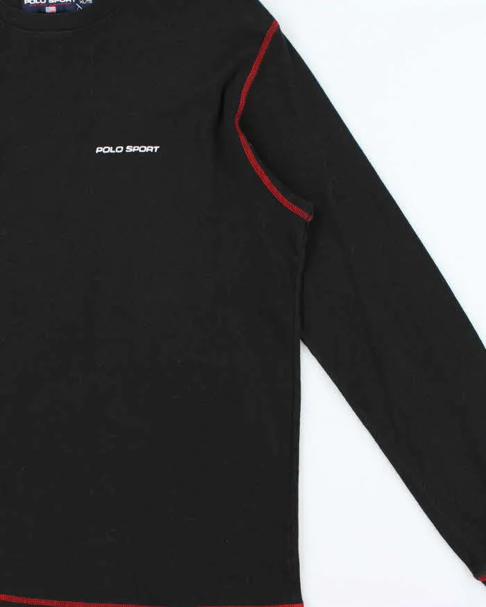 Vintage Y2K 00s Polo Sport Ralph Lauren Contrast Stitch Crewneck Long Sleeve T-Shirt - XL sold by Rokit product image thumbnail 3
