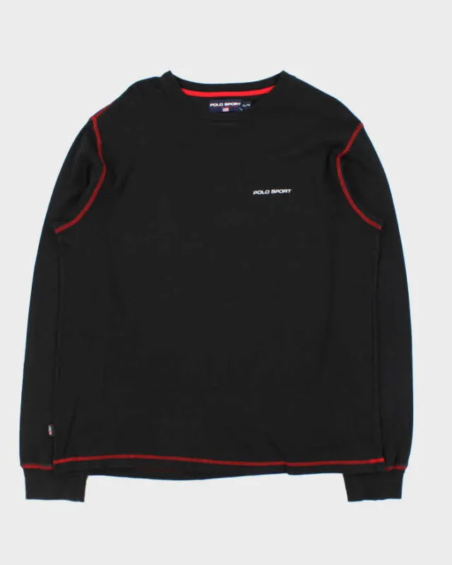 Vintage Y2K 00s Polo Sport Ralph Lauren Contrast Stitch Crewneck Long Sleeve T-Shirt - XL made by Ralph Lauren