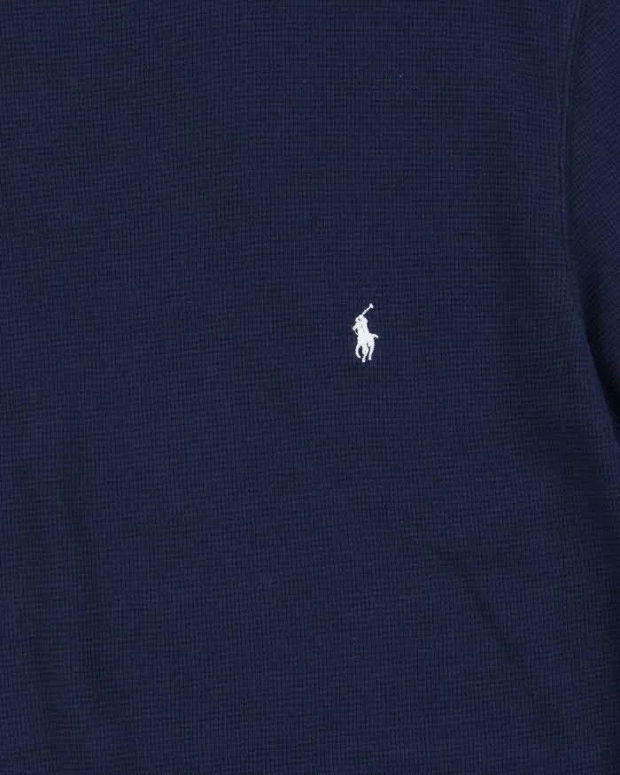 Vintage Polo Ralph Lauren Long Sleeve Crewneck Waffle T-Shirt - M sold by Rokit product image thumbnail 4
