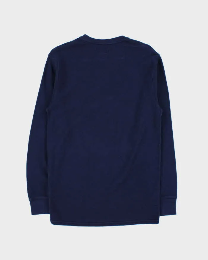 Vintage Polo Ralph Lauren Long Sleeve Crewneck Waffle T-Shirt - M sold by Rokit product image thumbnail 2