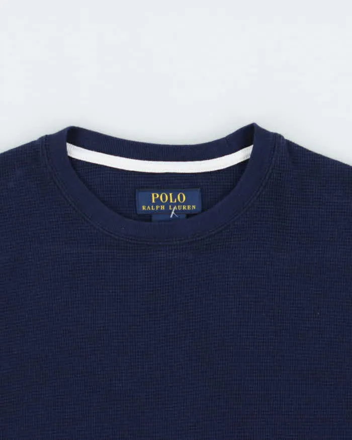 Vintage Polo Ralph Lauren Long Sleeve Crewneck Waffle T-Shirt - M sold by Rokit product image thumbnail 3