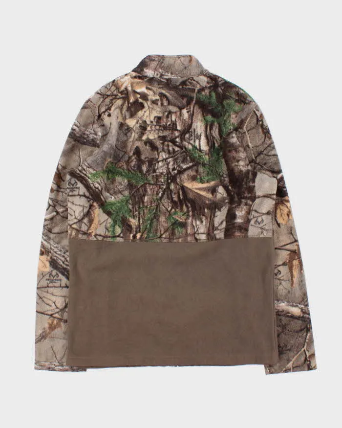 Vintage Realtree Camo Khaki Full-Zip Fleece - M sold by Rokit product image thumbnail 2