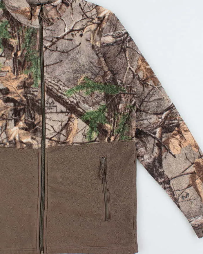 Vintage Realtree Camo Khaki Full-Zip Fleece - M sold by Rokit product image thumbnail 3