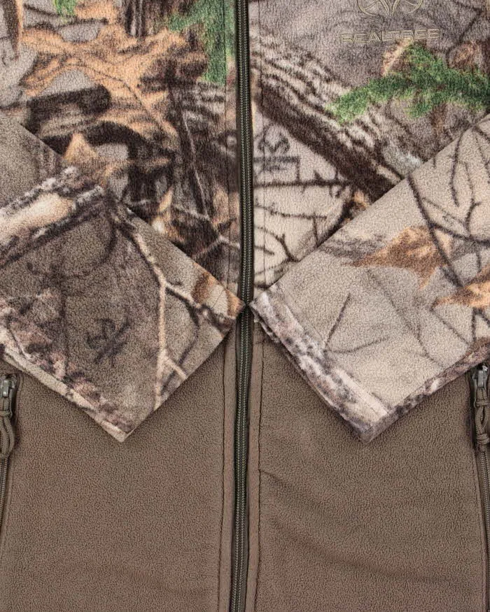 Vintage Realtree Camo Khaki Full-Zip Fleece - M sold by Rokit product image thumbnail 5