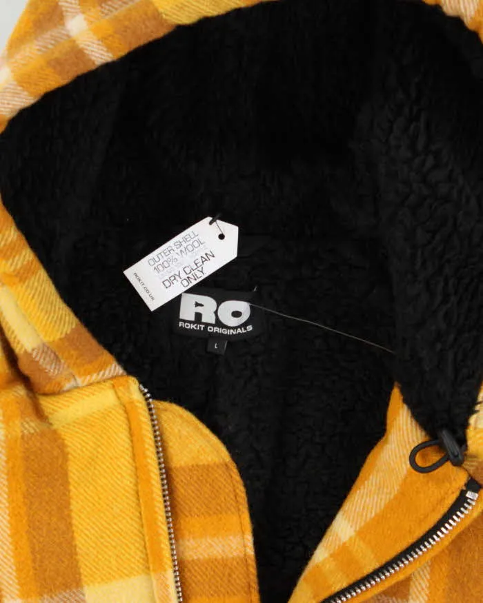 Rokit Originals Wool Plaid Boxy Unisex Blanket Bomber Jacket - L sold by Rokit product image thumbnail 3