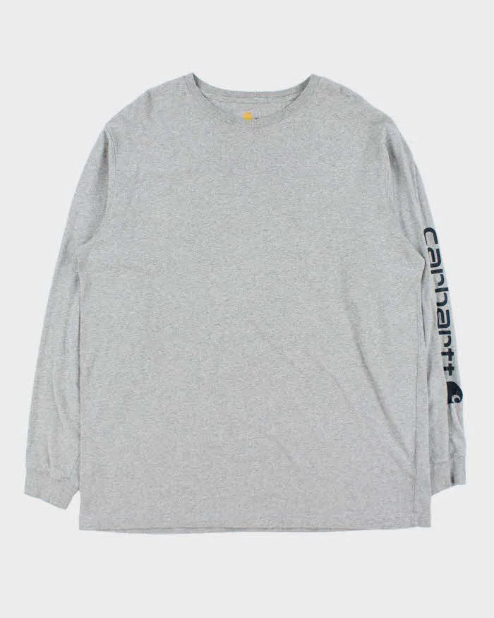 Vintage Carhartt Original Fit Long Sleeve Logo T-Shirt - XL sold by Rokit