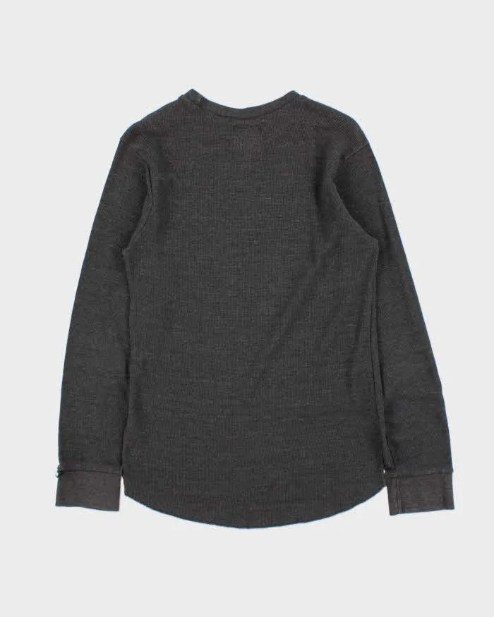 Vintage Y2K 00s Ecko UNLTD Crewneck Long Sleeve Waffle T-Shirt - S sold by Rokit product image thumbnail 2