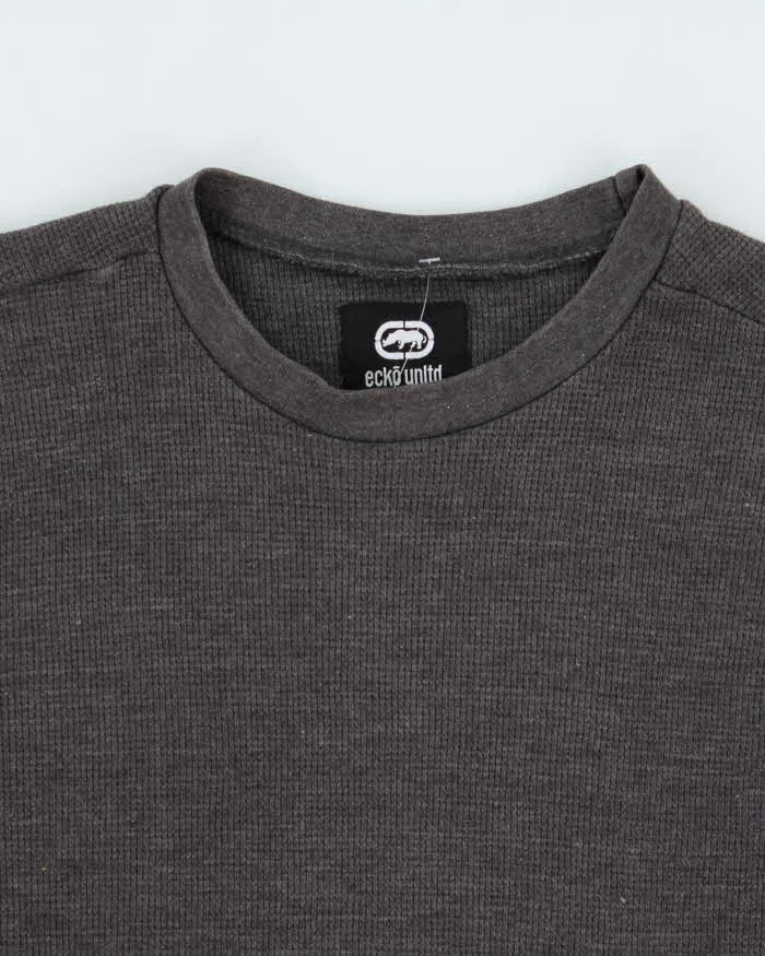 Vintage Y2K 00s Ecko UNLTD Crewneck Long Sleeve Waffle T-Shirt - S sold by Rokit product image thumbnail 5