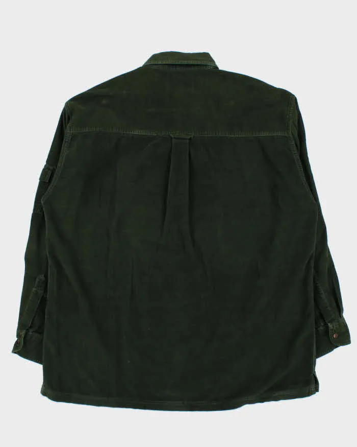 Vintage Y2K 00s Chaps Ralph Lauren Long Sleeve Corduroy Utility Shirt - L sold by Rokit product image thumbnail 2