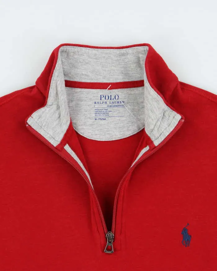 Vintage Polo Ralph Lauren Performance Quarter-Zip Sweatshirt - M sold by Rokit product image thumbnail 5