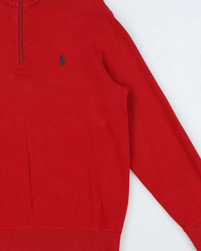 Vintage Polo Ralph Lauren Performance Quarter-Zip Sweatshirt - M sold by Rokit product image thumbnail 3