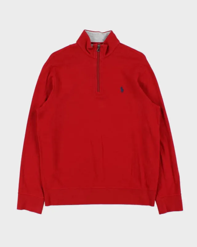Vintage Polo Ralph Lauren Performance Quarter-Zip Sweatshirt - M made by Rokit