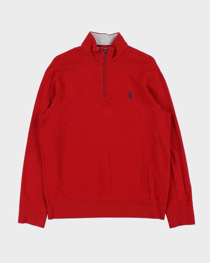 Vintage Polo Ralph Lauren Performance Quarter-Zip Sweatshirt - M sold by Rokit
