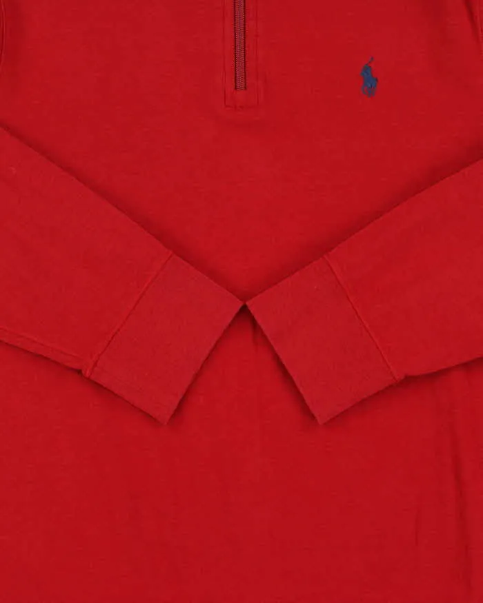 Vintage Polo Ralph Lauren Performance Quarter-Zip Sweatshirt - M sold by Rokit product image thumbnail 4