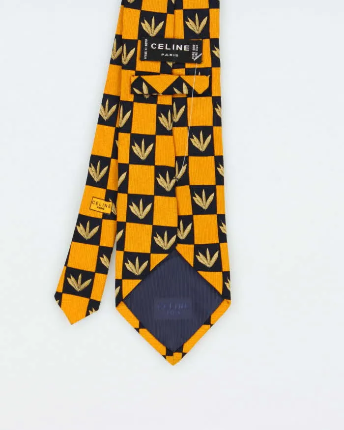 Vintage 1980s Celine Paris Patterned Silk Tie sold by Rokit product image thumbnail 3