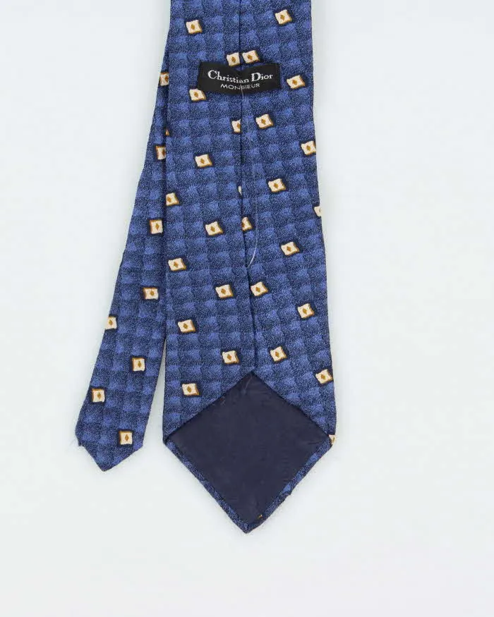 Vintage 1980s Christian Dior Patterned Silk Tie sold by Rokit product image thumbnail 3