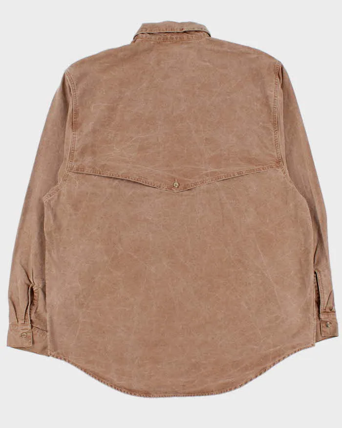 Vintage 1990s Australian Outback Made In USA Canvas Long Sleeve Safari Shirt - XL sold by Rokit product image thumbnail 2