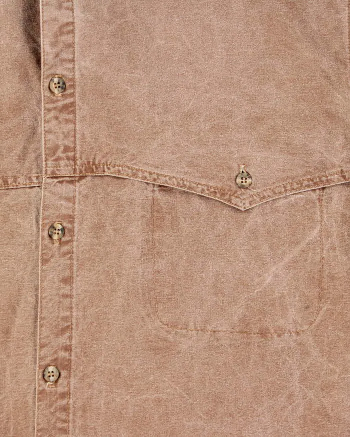 Vintage 1990s Australian Outback Made In USA Canvas Long Sleeve Safari Shirt - XL sold by Rokit product image thumbnail 4