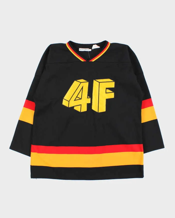 Vintage 4F Quattro Formaggio Made In Canada Ice Hockey Jersey - L sold by Rokit