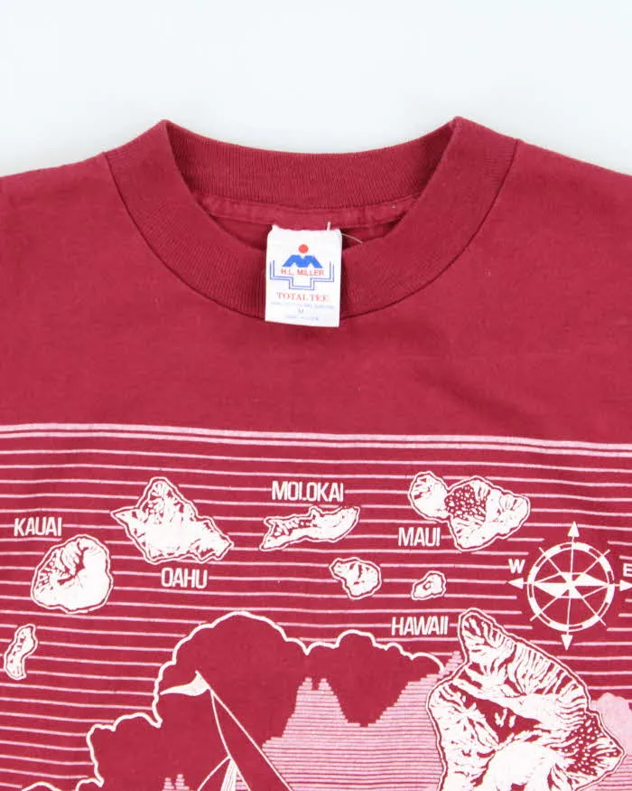 Vintage 1990s Single Stitch Hawaii Made In USA Crewneck T-Shirt - M sold by Rokit product image thumbnail 3