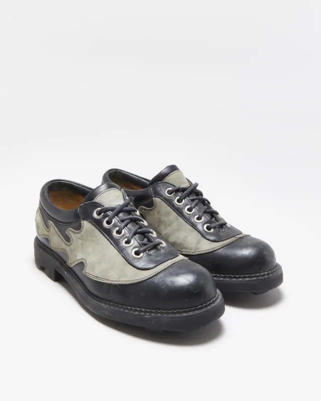 Vintage 1990s John Fluevog Angel Flame Seventh Heaven Sole Leather Derby Shoes - UK9 made by Rokit