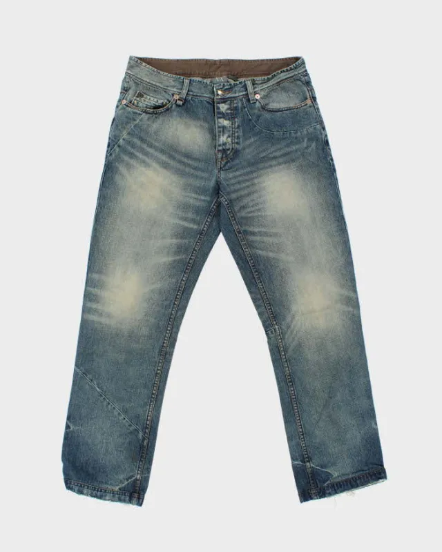 Vintage Armani Exchange Mud Wash Relaxed Straight Leg Denim Jeans - W34 L32 sold by Rokit