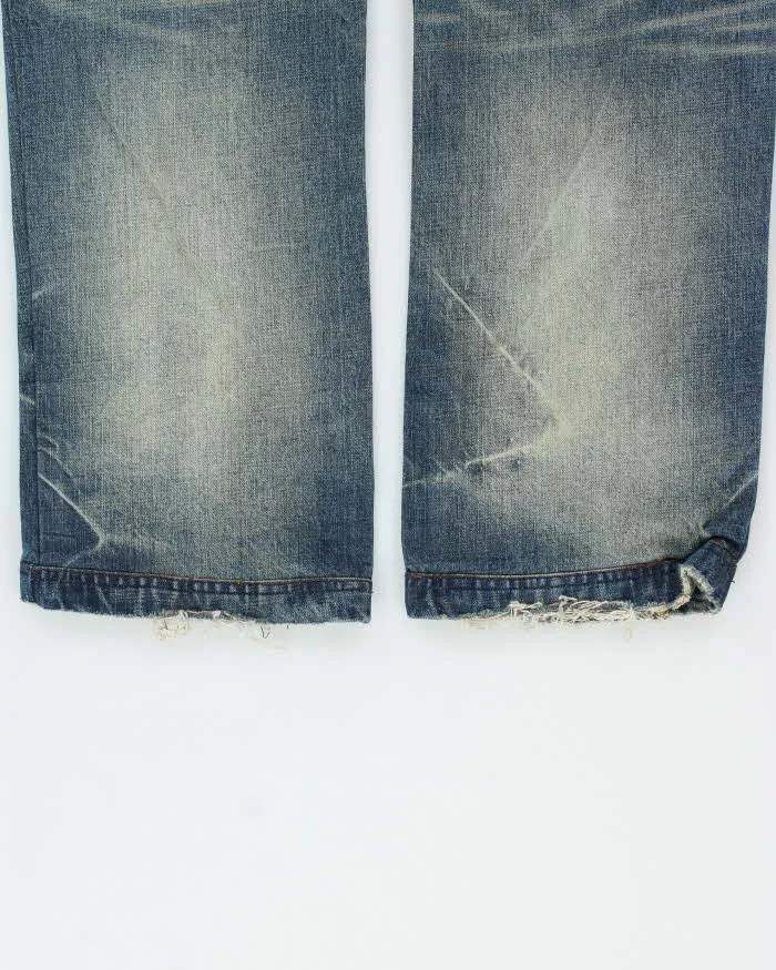 Vintage Armani Exchange Mud Wash Relaxed Straight Leg Denim Jeans - W34 L32 sold by Rokit product image thumbnail 5