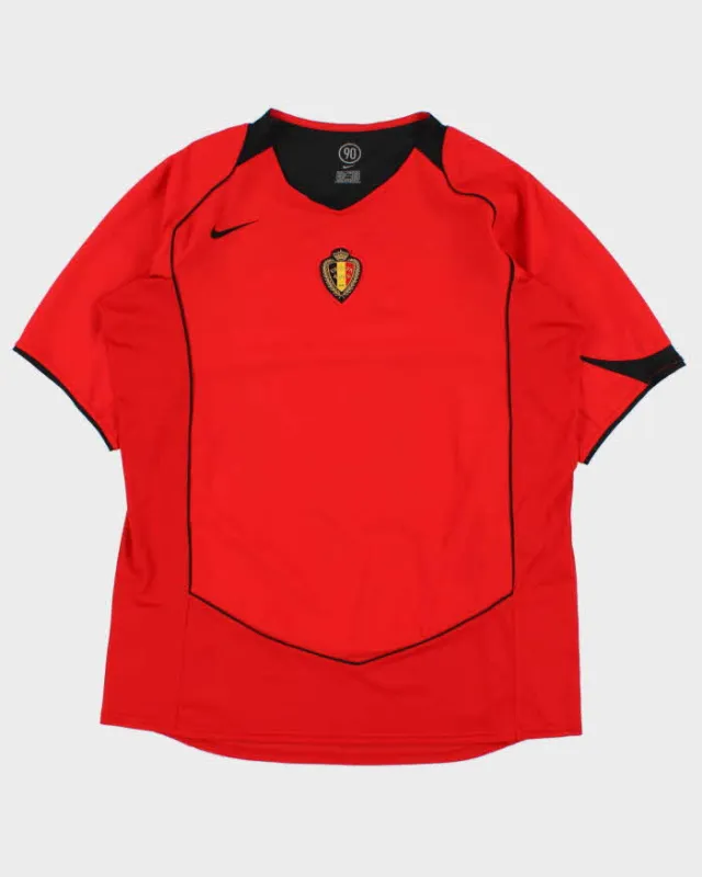 DS Vintage 2004-06 Nike Total 90 Belgium Football Home Shirt - L sold by Rokit