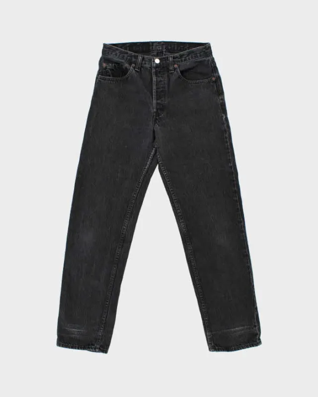 Vintage 1995 Levi's 501 Red Batwing Made In USA Straight Leg Denim Jeans - W30 L30 made by Levi's