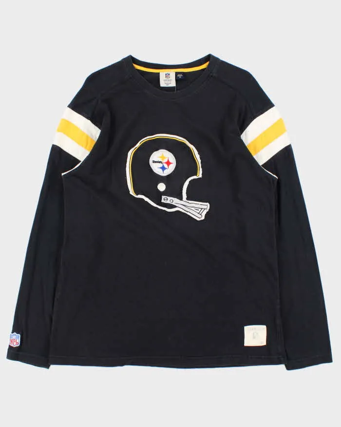 Vintage Reebok NFL Vintage Pittsburgh Steelers Crewneck Long Sleeve Oversized T-Shirt - M sold by Rokit