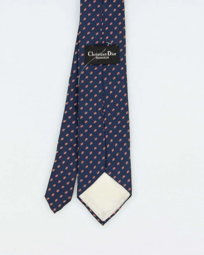 Vintage 1980s Christian Dior Patterned Silk Tie sold by Rokit product image thumbnail 3