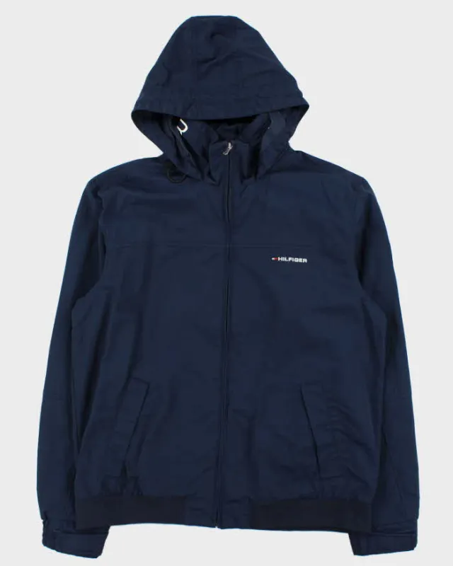Vintage Y2K 00s Tommy Hilfiger Hooded Shell Harrington Jacket - L sold by Rokit