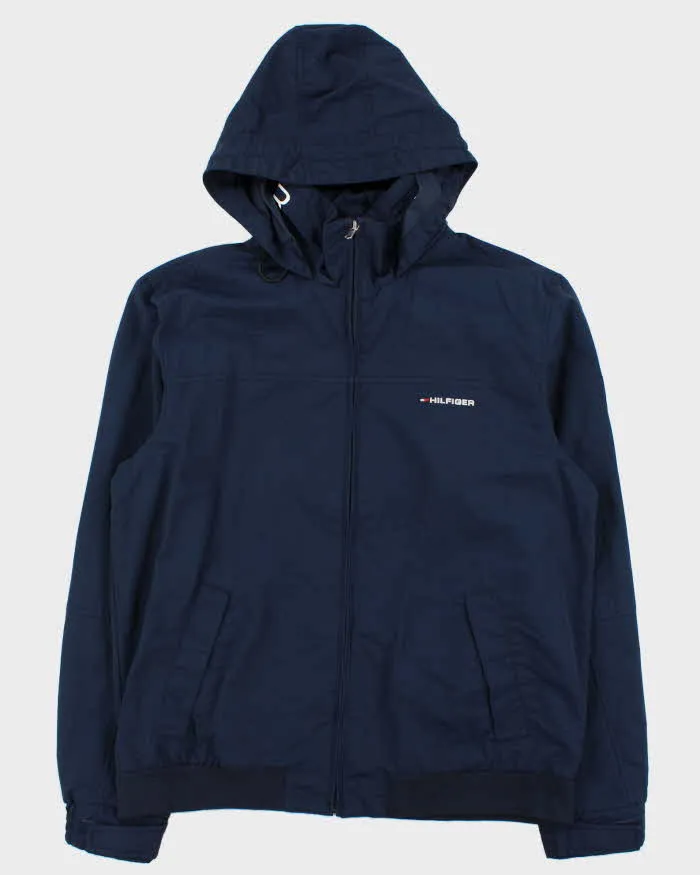 Vintage Y2K 00s Tommy Hilfiger Hooded Shell Harrington Jacket - L sold by Rokit