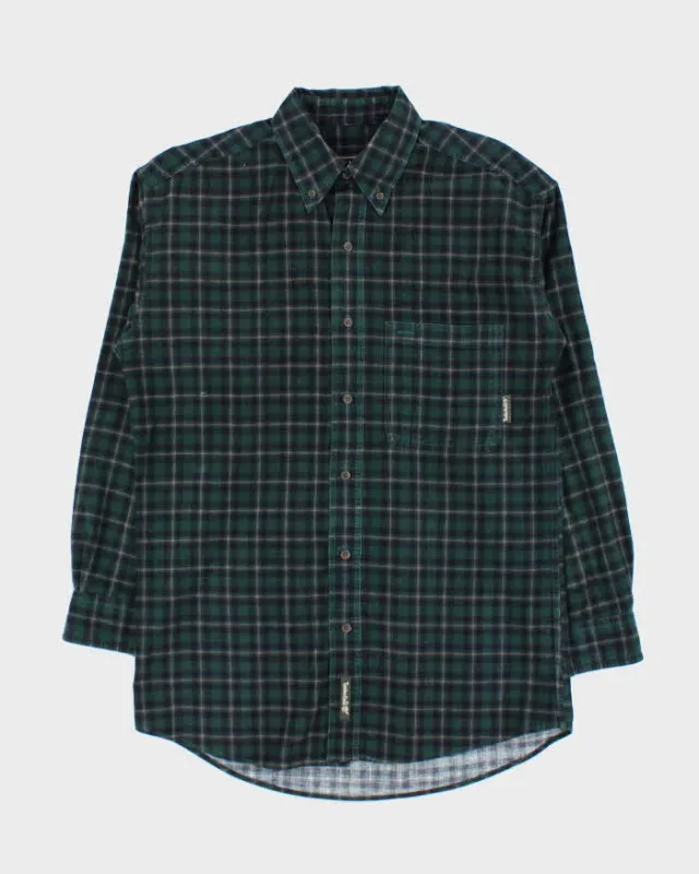 Vintage 1990s Timberland Plaid Long Sleeve Corduroy Shirt - S sold by Rokit