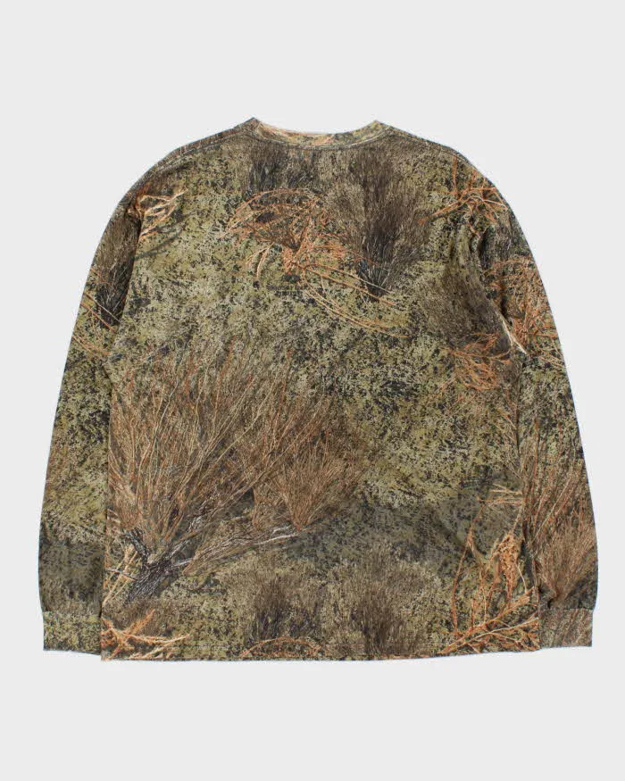 Vintage Mossy Oak Brush Camo Crewneck Long Sleeve T-Shirt - XL sold by Rokit product image thumbnail 2