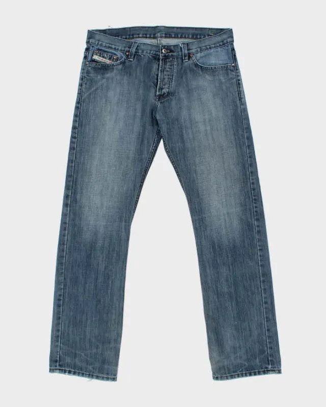 Vintage Y2K 00s Diesel Made In Italy Mid Rise Straight Leg Denim Jeans - W38 L34 made by Diesel
