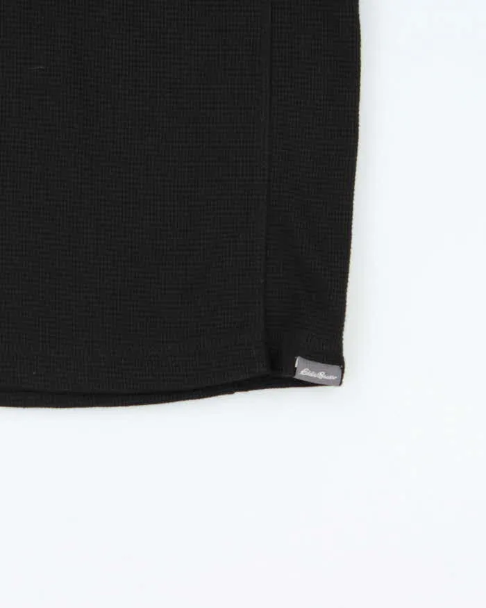 Vintage Eddie Bauer Heavyweight Long Sleeve Henley Waffle T-Shirt - M sold by Rokit product image thumbnail 4