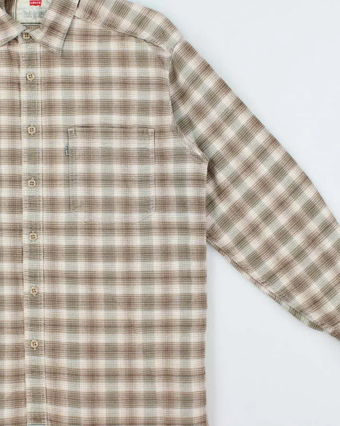 Vintage 1996 Levi's Made In USA Plaid Long Sleeve Flannel Shirt - M sold by Rokit product image thumbnail 3