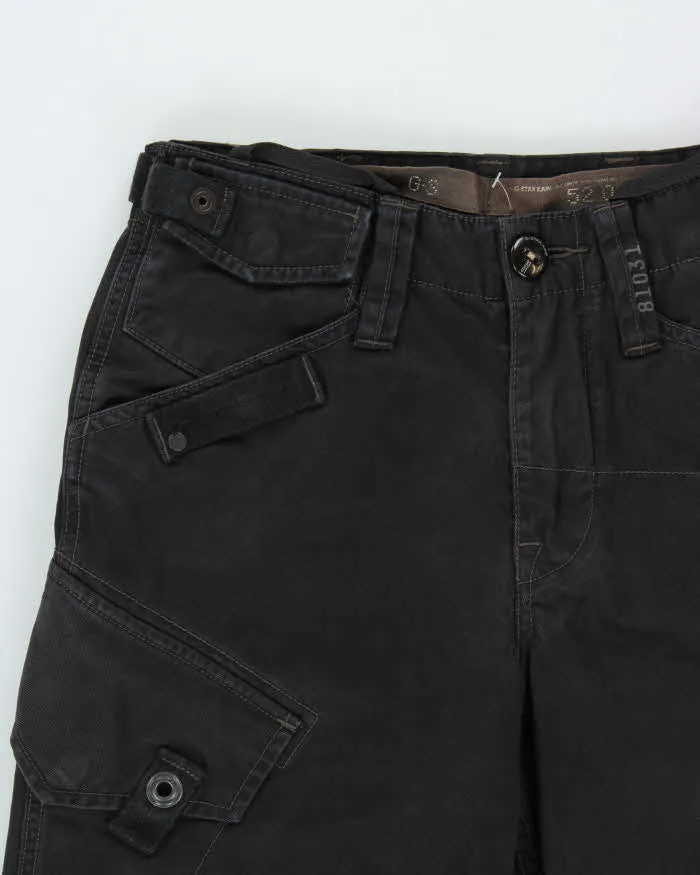Vintage Y2K 00s G-Star Raw Weston Blan Heavyweight Multi-Pocket Wide Leg Canvas Cargo Trousers - W30 L32 sold by Rokit product image thumbnail 3